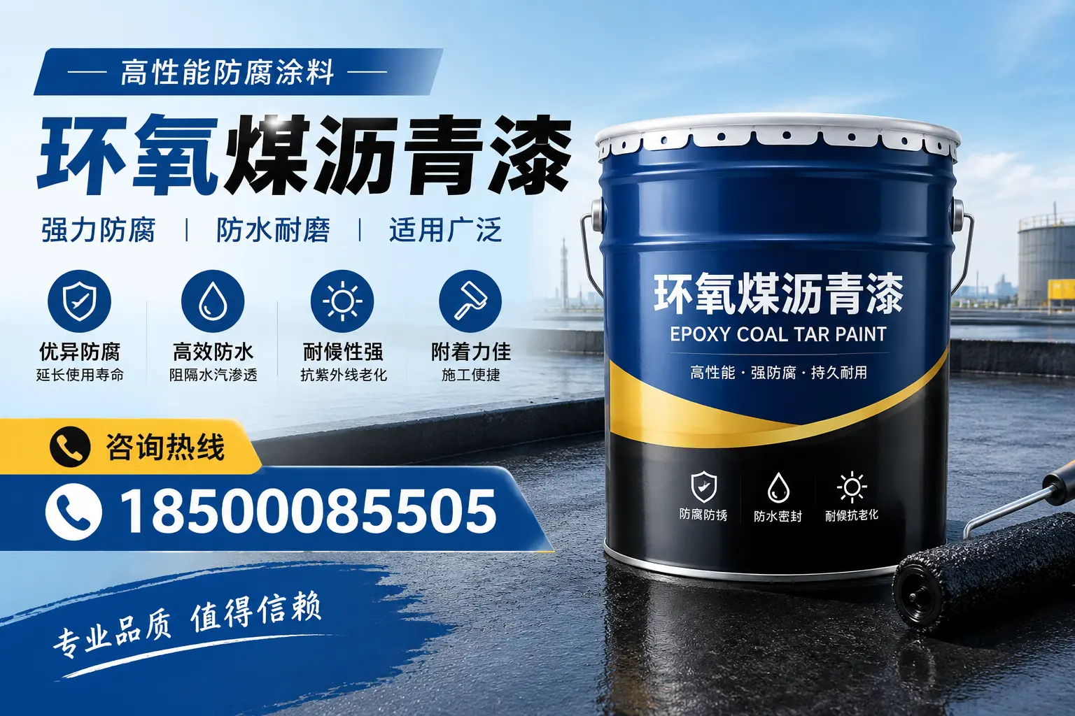 环氧煤沥青漆的主要成分与功能，海南用户深度了解